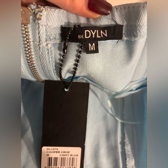By.DYLN Cooper Crop Top light blue size m NWT - Picture 3 of 5